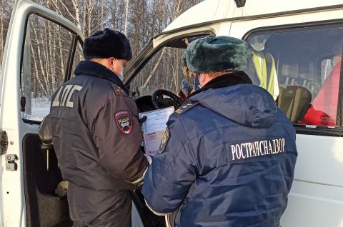 Томская Госавтоинспекция усилила контроль за безопасностью пассажирских и грузовых перевозок